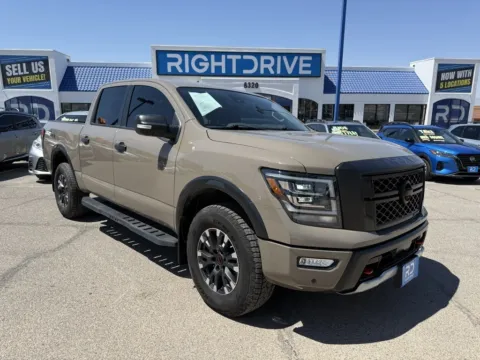 Beige 2024 Nissan Titan PRO-4X for sale in El Paso, TX