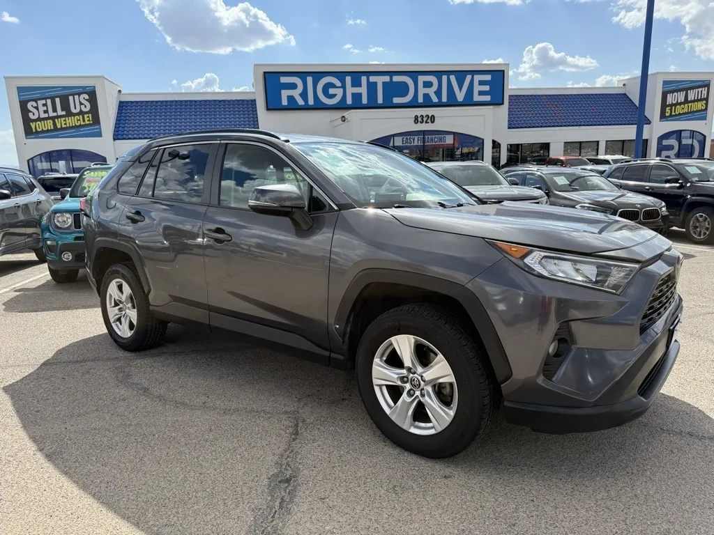 Gray 2021 Toyota RAV4 XLE for sale in El Paso, TX