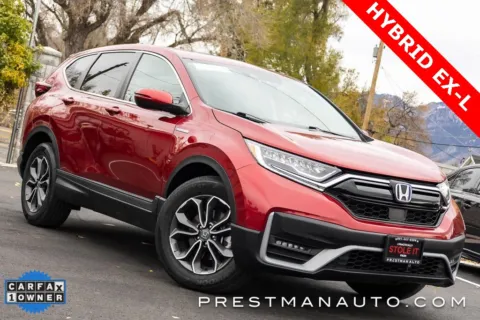 Red 2021 Honda CR-V Hybrid EX-L for sale in Salt Lake City, UT