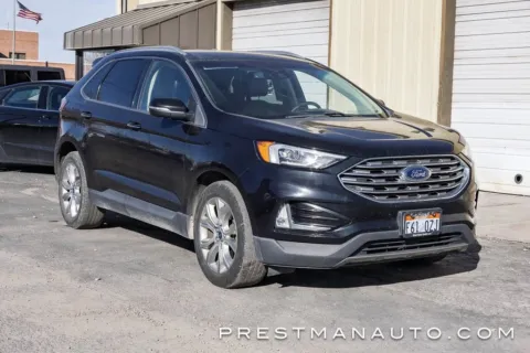 Black 2019 Ford Edge Titanium for sale in Salt Lake City, UT