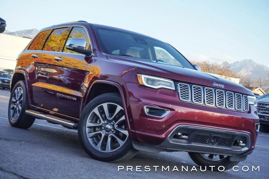 Red 2017 Jeep Grand Cherokee Overland for sale in Salt Lake City, UT