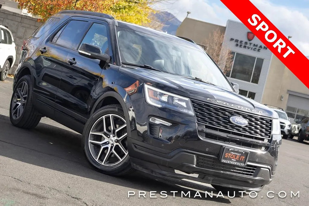 Black 2018 Ford Explorer Sport for sale in Salt Lake City, UT