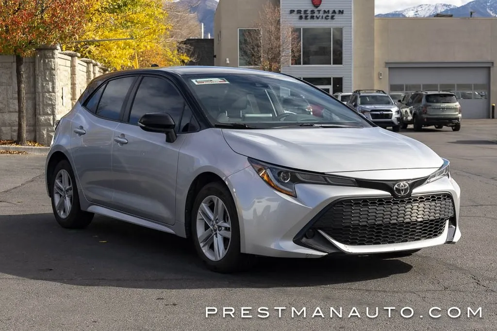 Silver 2022 Toyota Corolla Hatchback SE for sale in Salt Lake City, UT