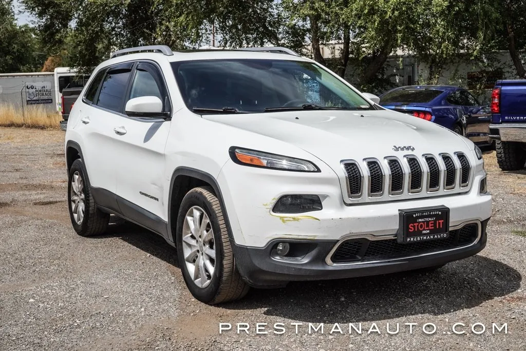 White 2016 Jeep Cherokee Limited for sale in Salt Lake City, UT