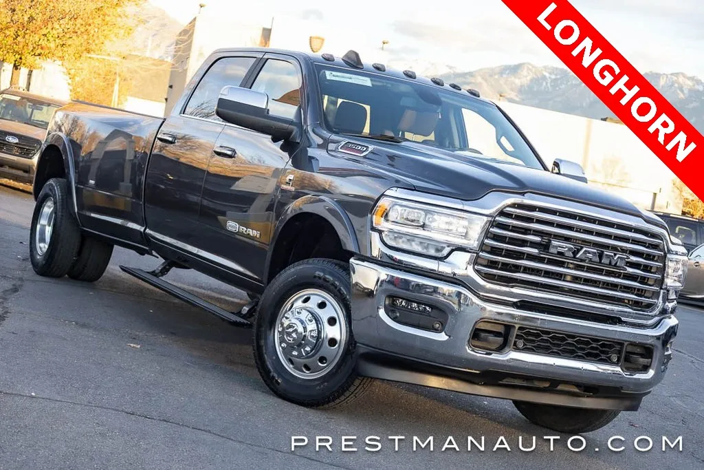 Gray 2022 Ram 3500 Laramie Longhorn for sale in Salt Lake City, UT