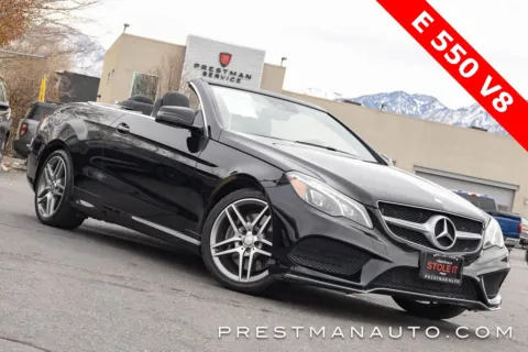 Black 2015 Mercedes-Benz E-Class E 550 for sale in Salt Lake City, UT