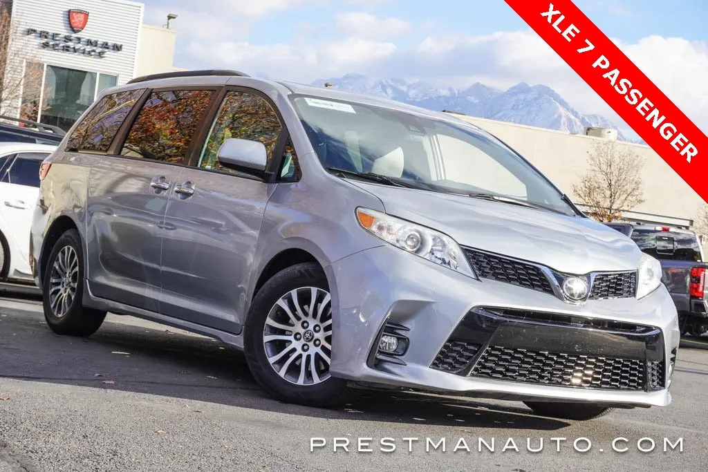 Silver 2019 Toyota Sienna XLE for sale in Salt Lake City, UT