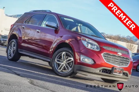 Red 2017 Chevrolet Equinox Premier for sale in Salt Lake City, UT