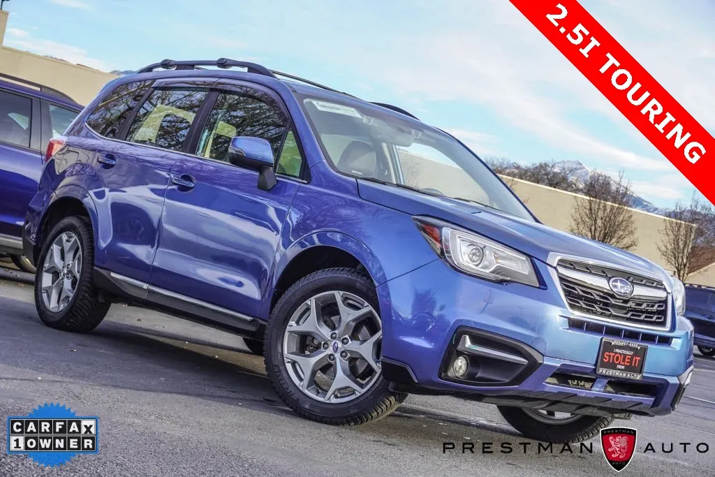 Blue 2018 Subaru Forester 2.5i Touring for sale in Salt Lake City, UT