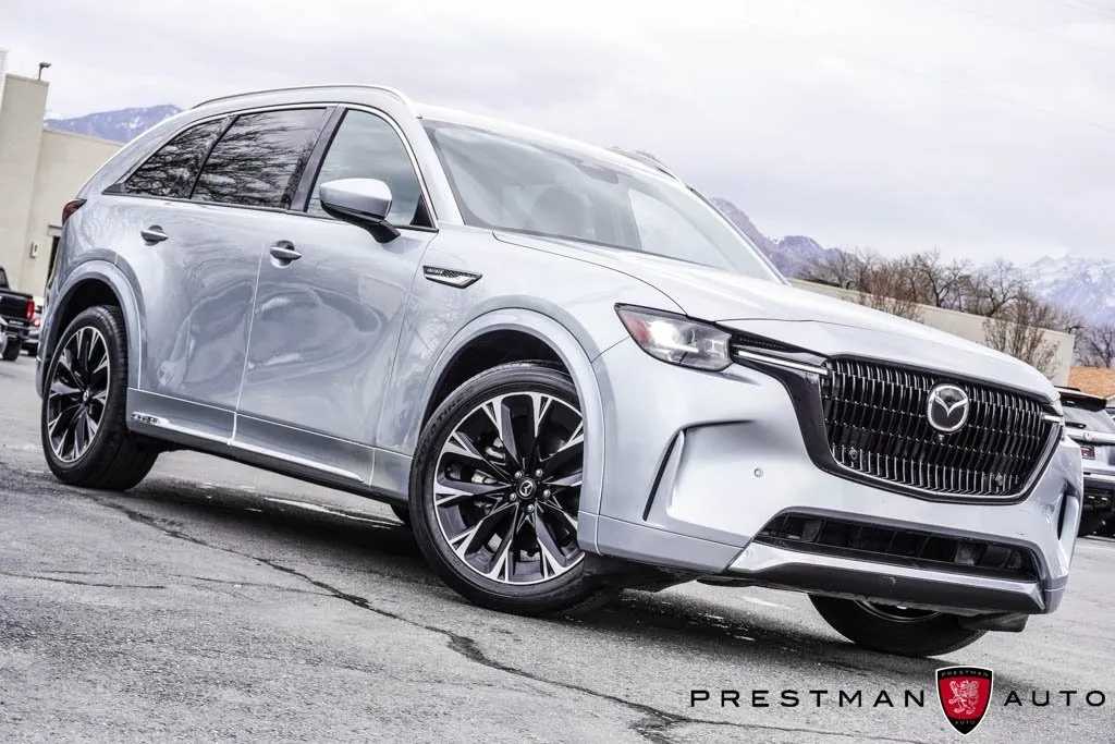 Silver 2024 Mazda CX-90 3.3 Turbo S Premium for sale in Salt Lake City, UT