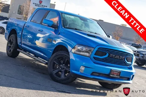 Blue 2018 Ram 1500 Sport for sale in Salt Lake City, UT