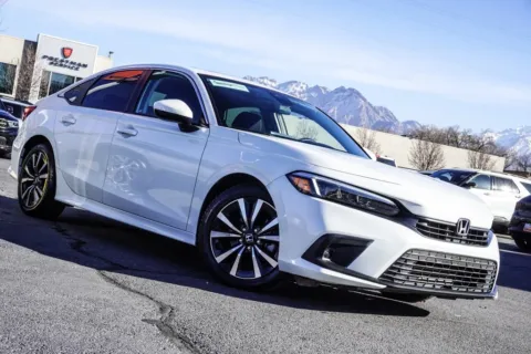 White 2024 Honda Civic EX for sale in Salt Lake City, UT
