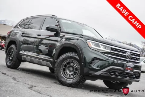 Green 2021 Volkswagen Atlas SEL Premium for sale in Salt Lake City, UT