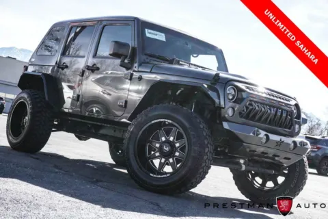 Gray 2017 Jeep Wrangler Unlimited Sahara for sale in Salt Lake City, UT