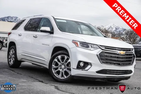 White 2021 Chevrolet Traverse Premier for sale in Salt Lake City, UT