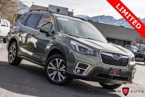 Green 2021 Subaru Forester Limited for sale in Salt Lake City, UT
