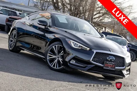 Black 2022 INFINITI Q60 LUXE for sale in Salt Lake City, UT