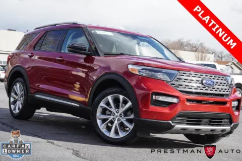Red 2022 Ford Explorer Platinum for sale in Salt Lake City, UT