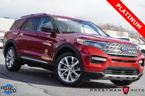 Red 2022 Ford Explorer Platinum for sale in Salt Lake City, UT