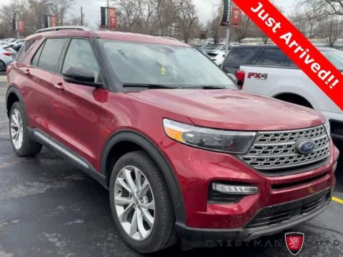 Red 2022 Ford Explorer Platinum for sale in Salt Lake City, UT