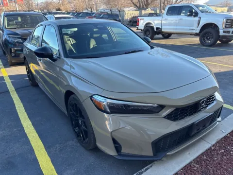 Beige 2025 Honda Civic Hybrid Sport for sale in Salt Lake City, UT