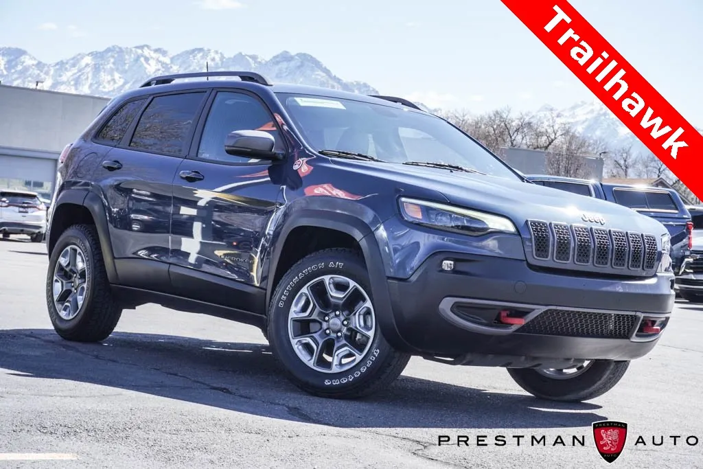 Blue 2019 Jeep Cherokee Trailhawk for sale in Salt Lake City, UT