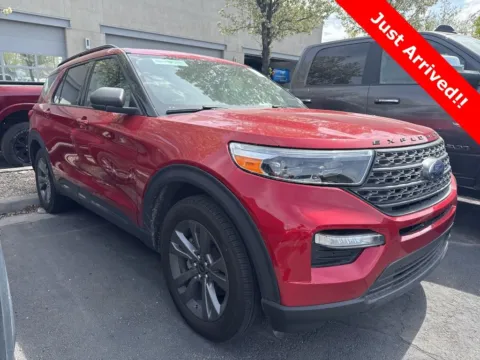 Red 2021 Ford Explorer XLT for sale in Salt Lake City, UT