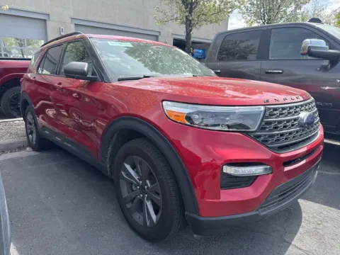 Red 2021 Ford Explorer XLT for sale in Salt Lake City, UT