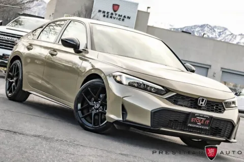 Beige 2025 Honda Civic Hybrid Sport for sale in Salt Lake City, UT