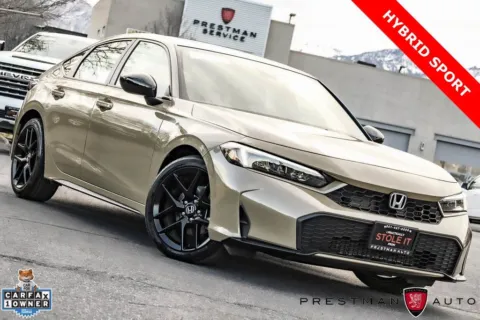 Beige 2025 Honda Civic Hybrid Sport for sale in Salt Lake City, UT