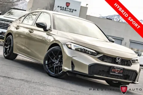 Beige 2025 Honda Civic Hybrid Sport for sale in Salt Lake City, UT