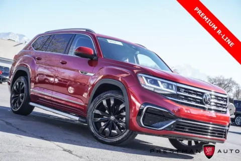 Red 2022 Volkswagen Atlas 3.6L V6 SEL Premium R-Line for sale in Salt Lake City, UT
