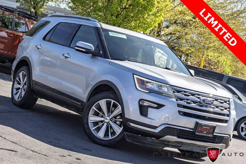 Silver 2018 Ford Explorer Limited for sale in Salt Lake City, UT
