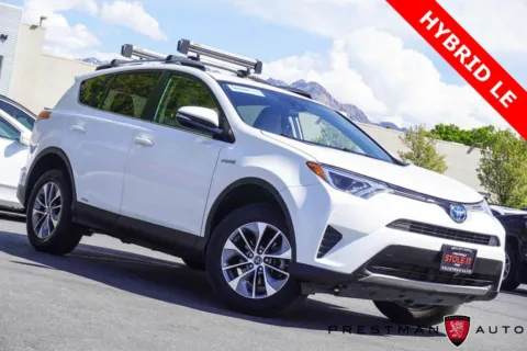 White 2018 Toyota RAV4 Hybrid LE for sale in Salt Lake City, UT