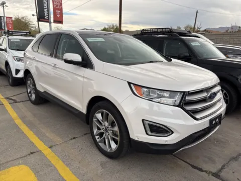 White 2018 Ford Edge Titanium for sale in Salt Lake City, UT