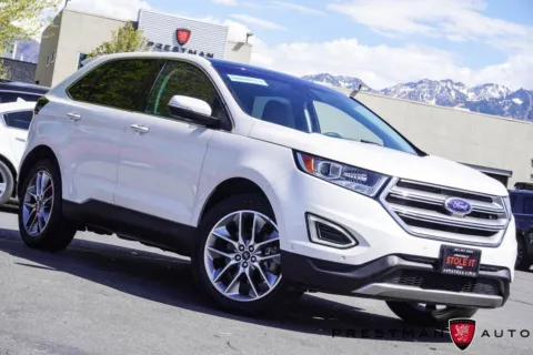 White 2018 Ford Edge Titanium for sale in Salt Lake City, UT