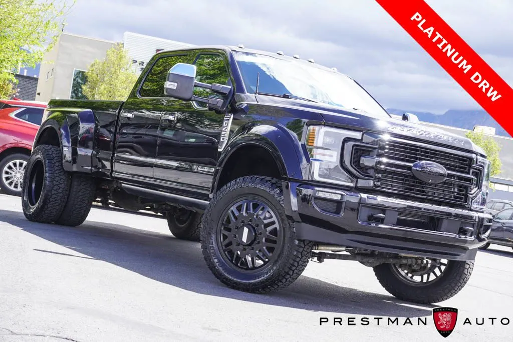 Black 2020 Ford F-450SD Platinum for sale in Salt Lake City, UT