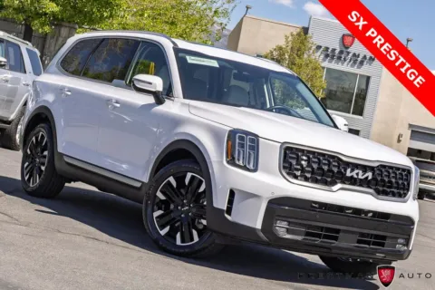 White 2023 Kia Telluride SX-Prestige for sale in Salt Lake City, UT