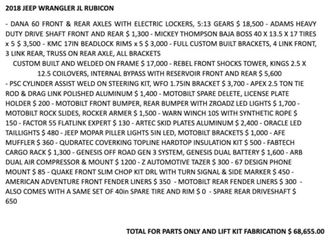 Photos of 2018 Jeep Wrangler Unlimited Rubicon for sale in Salt Lake City, UT at Prestman Auto