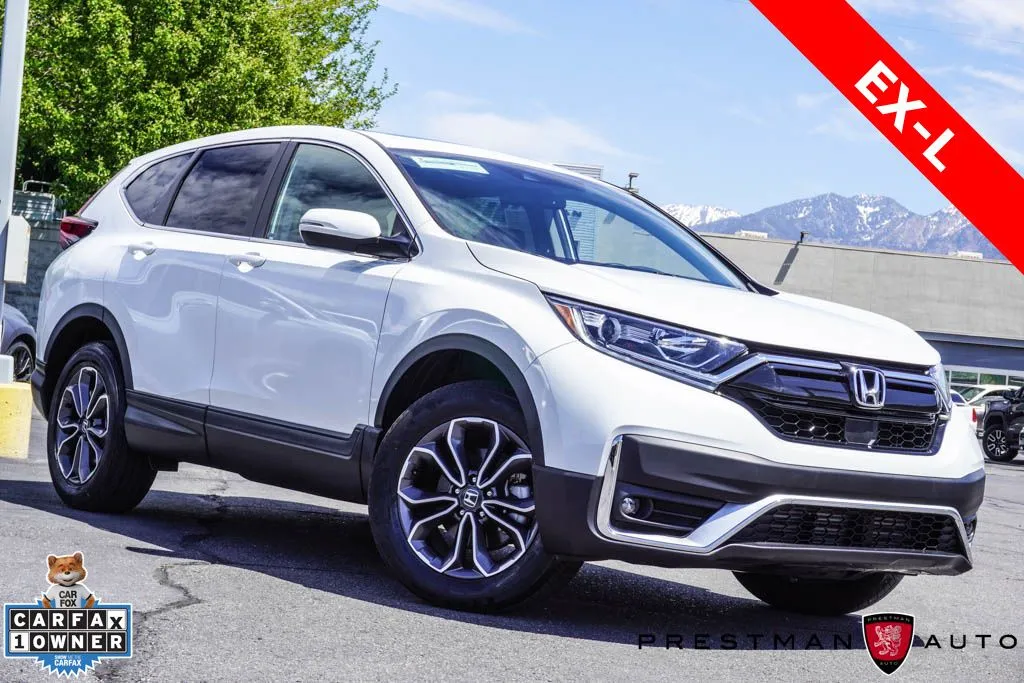 White 2021 Honda CR-V EX-L for sale in Salt Lake City, UT
