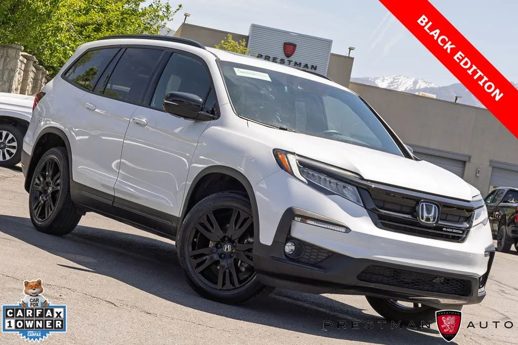White 2021 Honda Pilot Black Edition for sale in Salt Lake City, UT