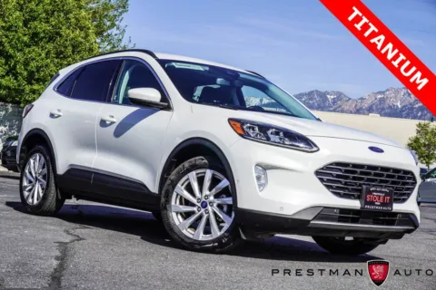 White 2022 Ford Escape Titanium for sale in Salt Lake City, UT