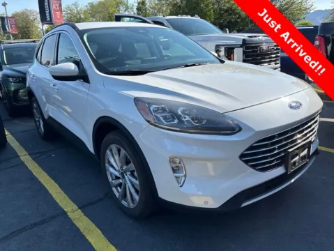 White 2022 Ford Escape Titanium for sale in Salt Lake City, UT