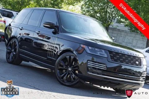 Black 2021 Land Rover Range Rover SVAutobiography for sale in Salt Lake City, UT