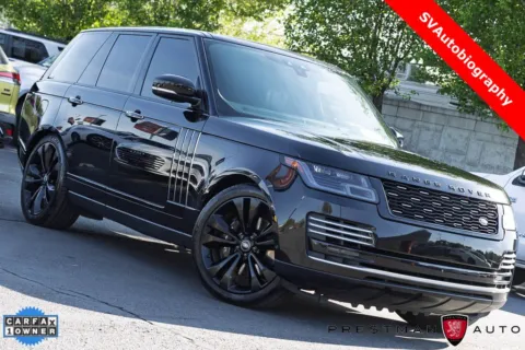 Black 2021 Land Rover Range Rover SVAutobiography for sale in Salt Lake City, UT