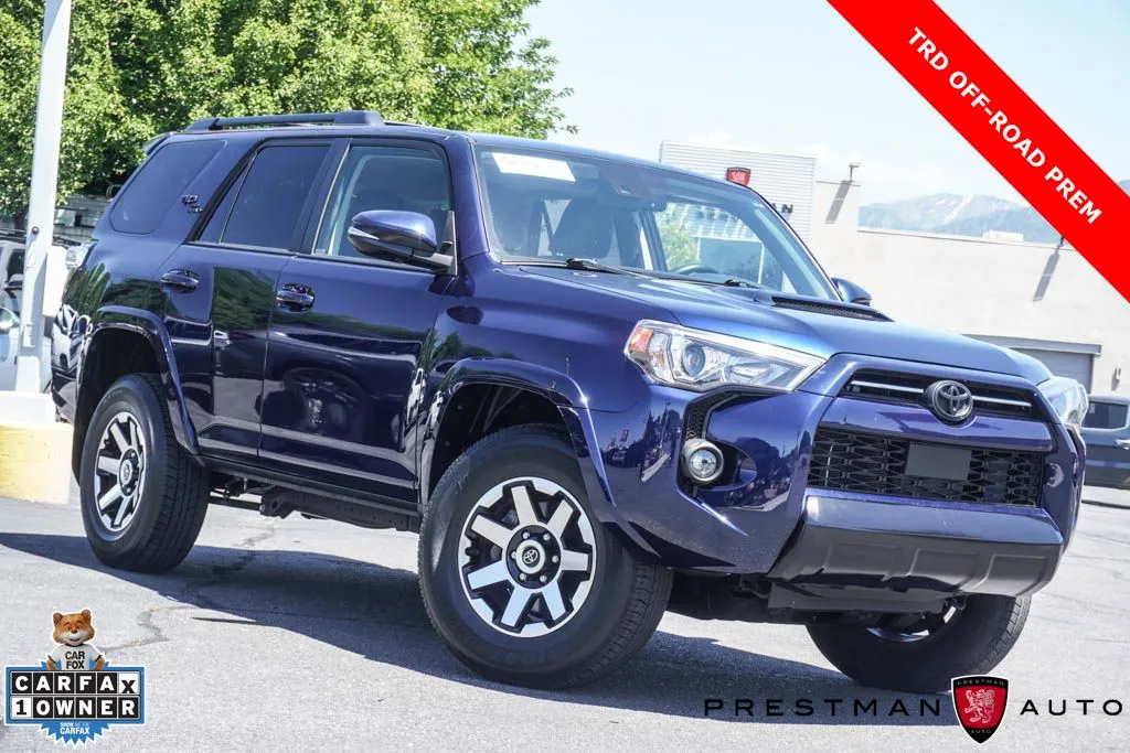 Blue 2023 Toyota 4Runner TRD Off-Road Premium for sale in Salt Lake City, UT
