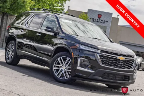 Black 2022 Chevrolet Traverse High Country for sale in Salt Lake City, UT