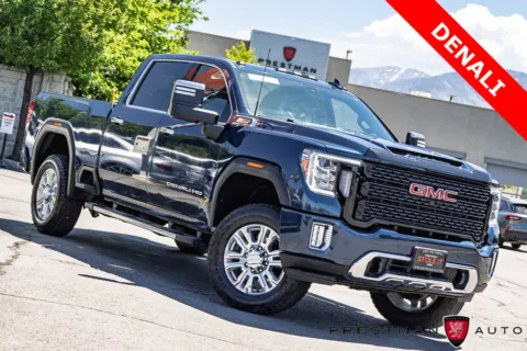 Blue 2022 GMC Sierra 2500HD Denali for sale in Salt Lake City, UT