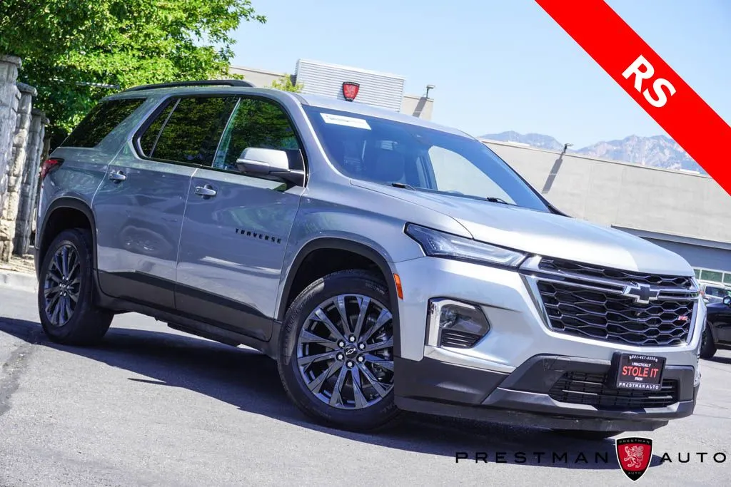 Gray 2023 Chevrolet Traverse RS for sale in Salt Lake City, UT