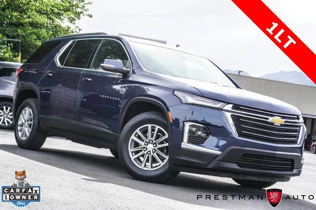 Blue 2023 Chevrolet Traverse LT for sale in Salt Lake City, UT